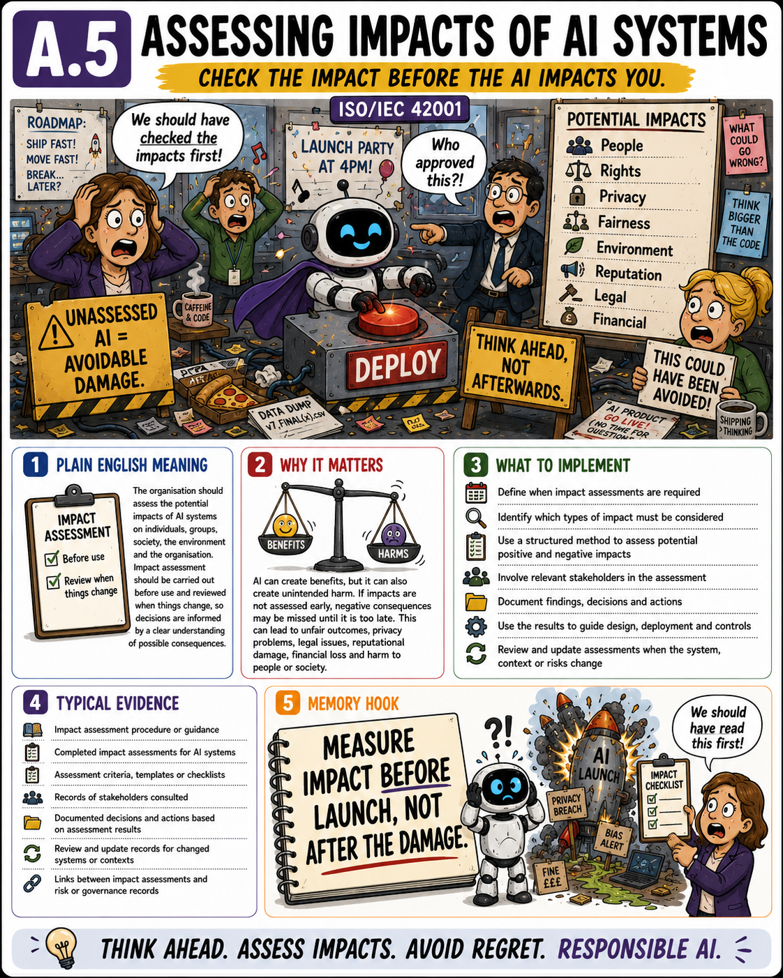 ISO 42001 Archive - A.5 Assessing Impact of AI Systems Variant Card