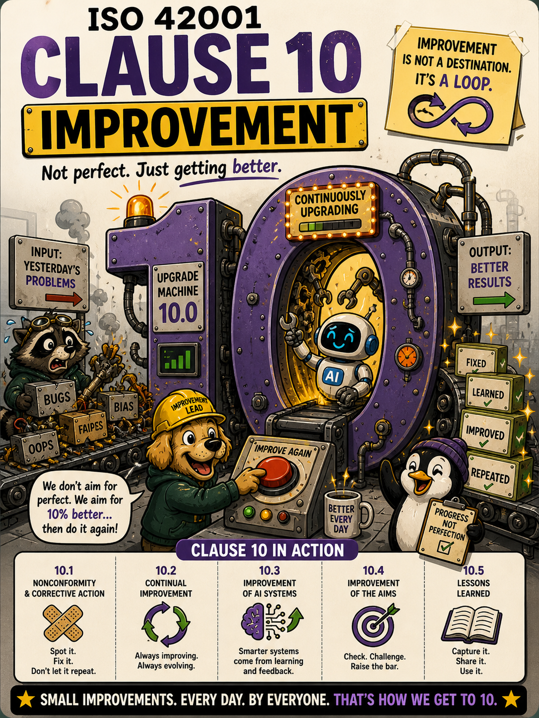 ISO 42001 Archive - Clause 10 Improvement Variant Card